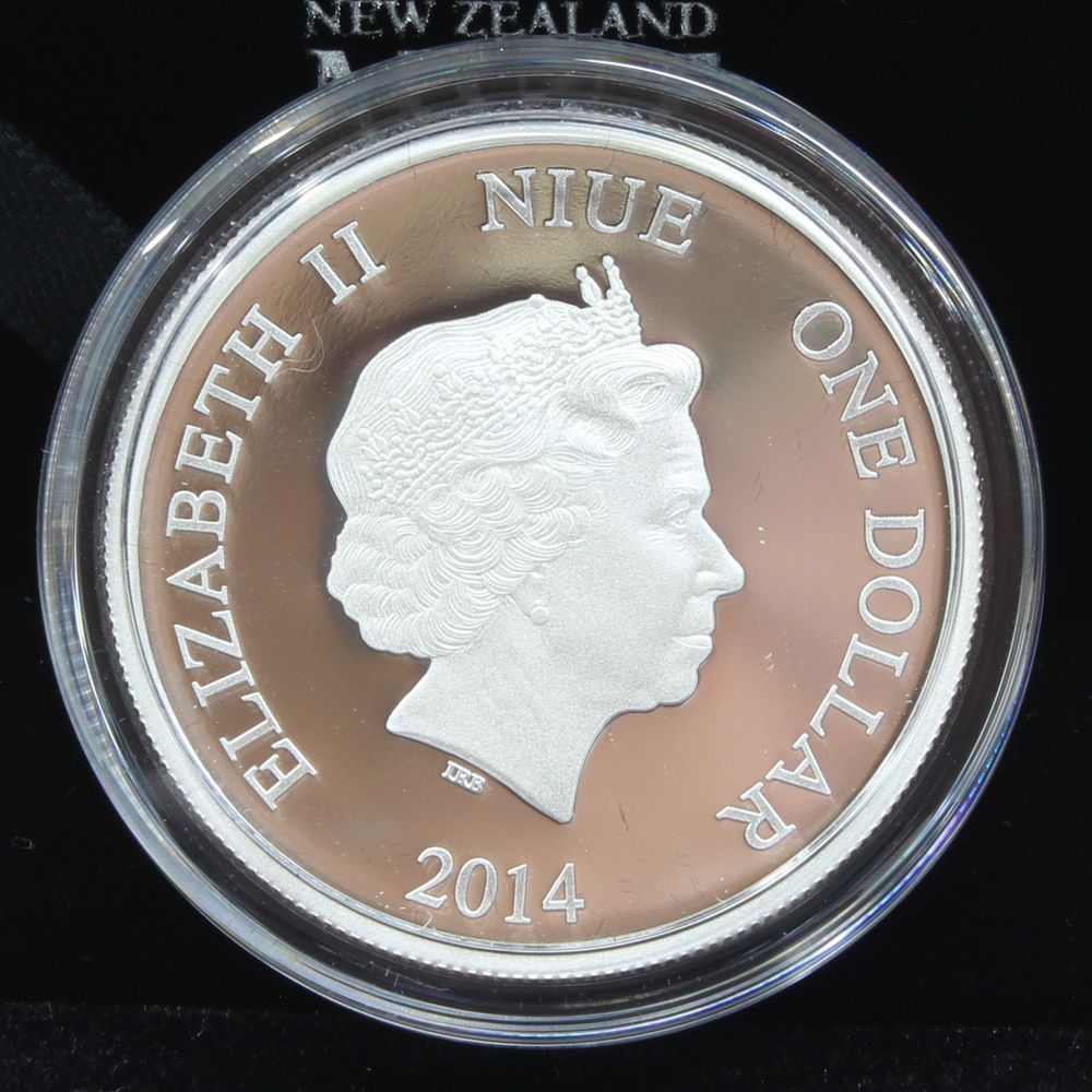 2014 Niue $1 Doctor Who Monsters Cybermen 1/2oz Silver Proof Coin