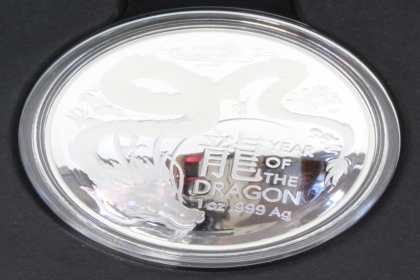 2024 Australia $5 Lunar Year of The Dragon 1 Oz Silver Proof Domed Coin