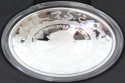 2024 Australia $5 Lunar Year of The Dragon 1 Oz Silver Proof Domed Coin