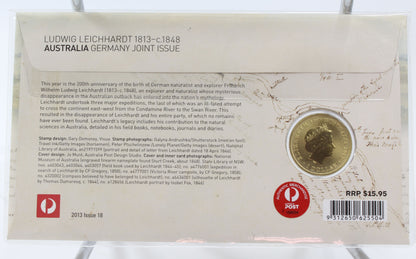 2010-2011 & 2013 Australia $1 Uncirculated Coin On Card