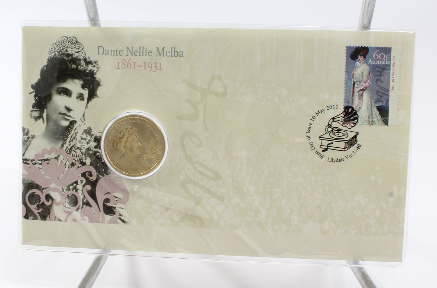 2010-2011 & 2013 Australia $1 Uncirculated Coin On Card