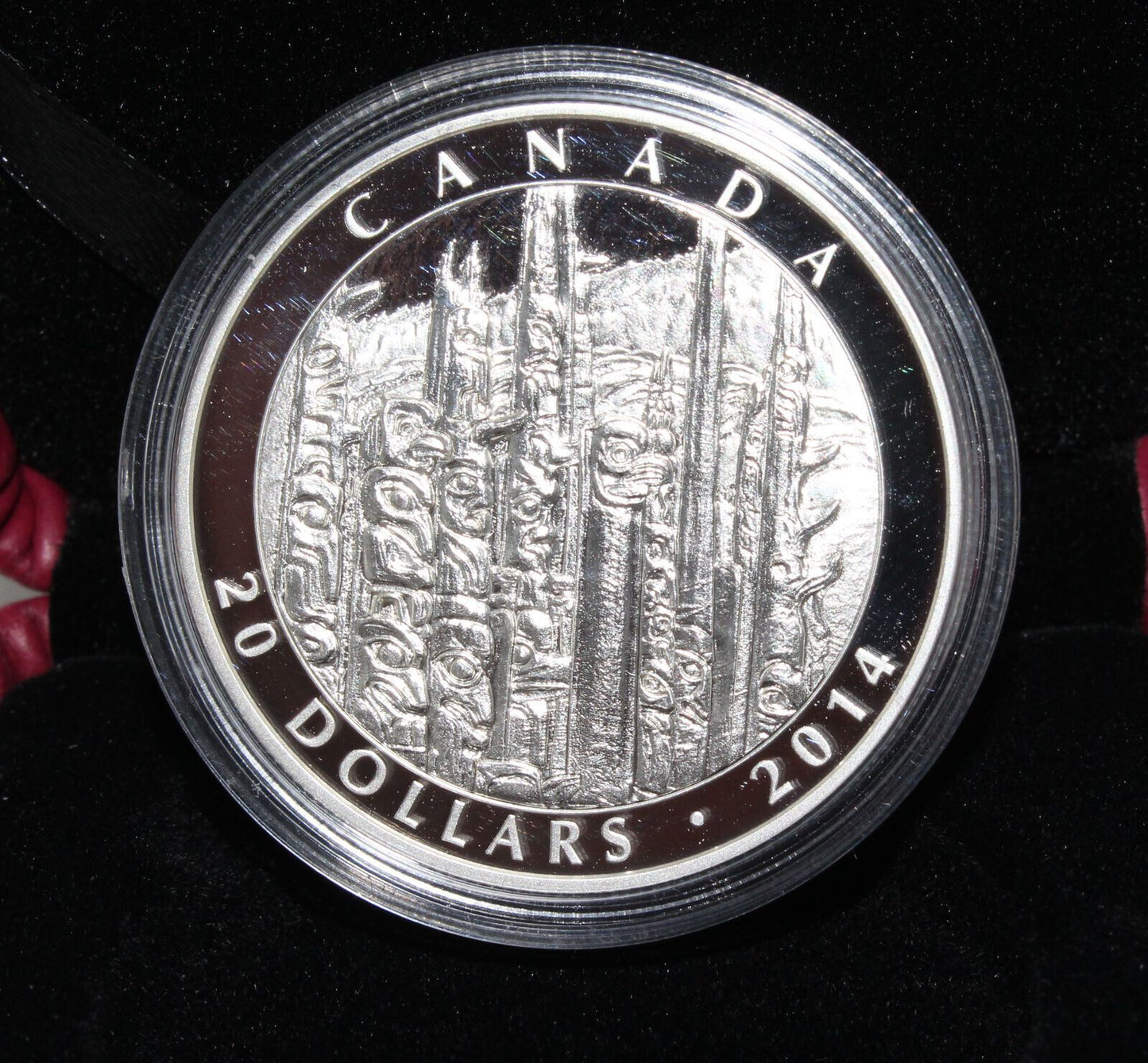 2014 Canada Silver 1 Oz Celebrating Emily Carr $20 Proof Colored Coin
