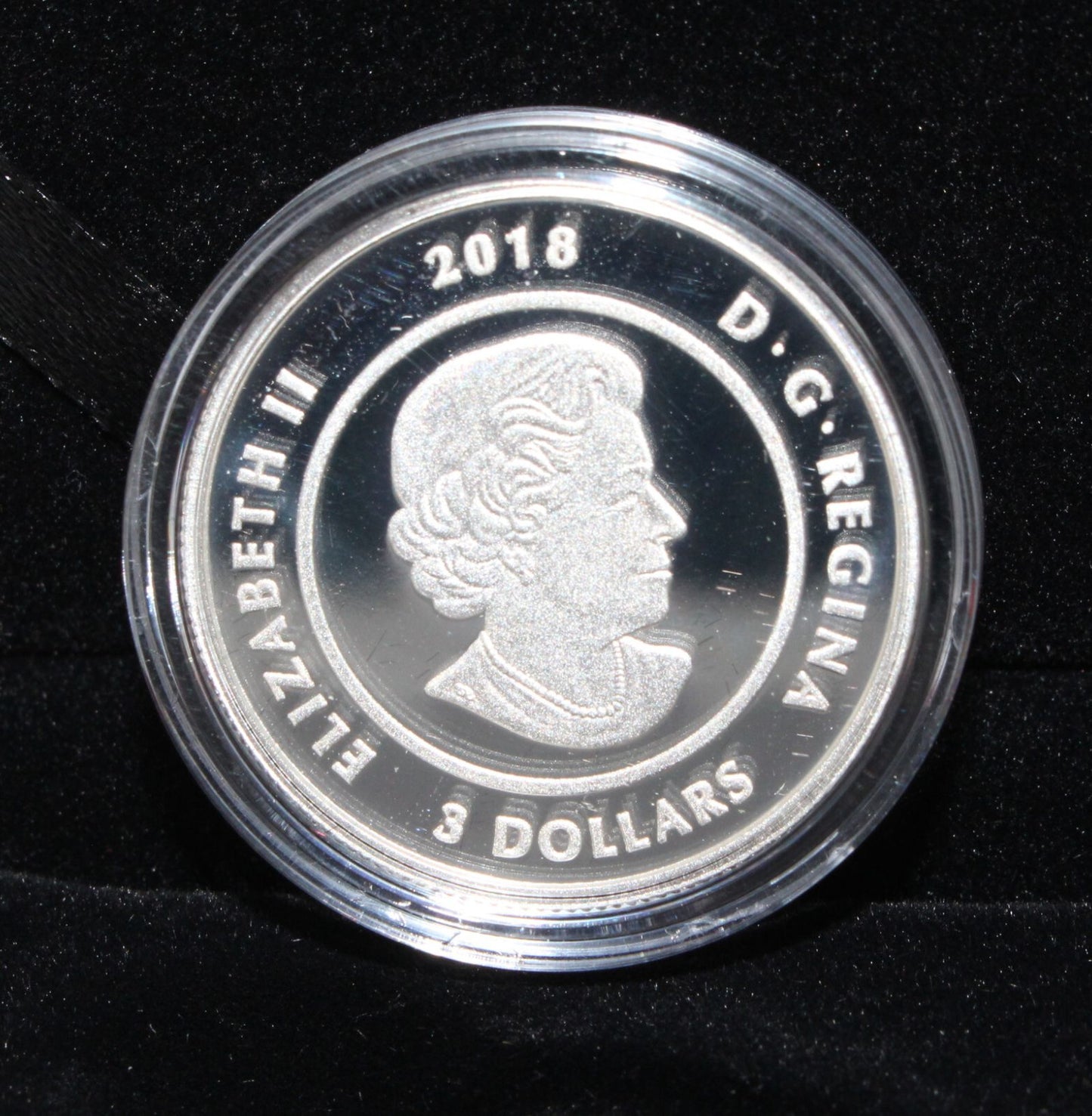 2018 Canada Silver 999 Thirteen Teachings Thimbleberry Moon $3 Colored Coin