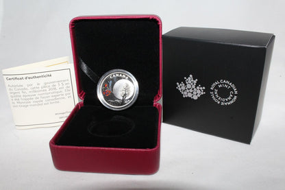 2018 Canada Silver 999 Thirteen Teachings Sugar Moon $3 Colored Proof Coin