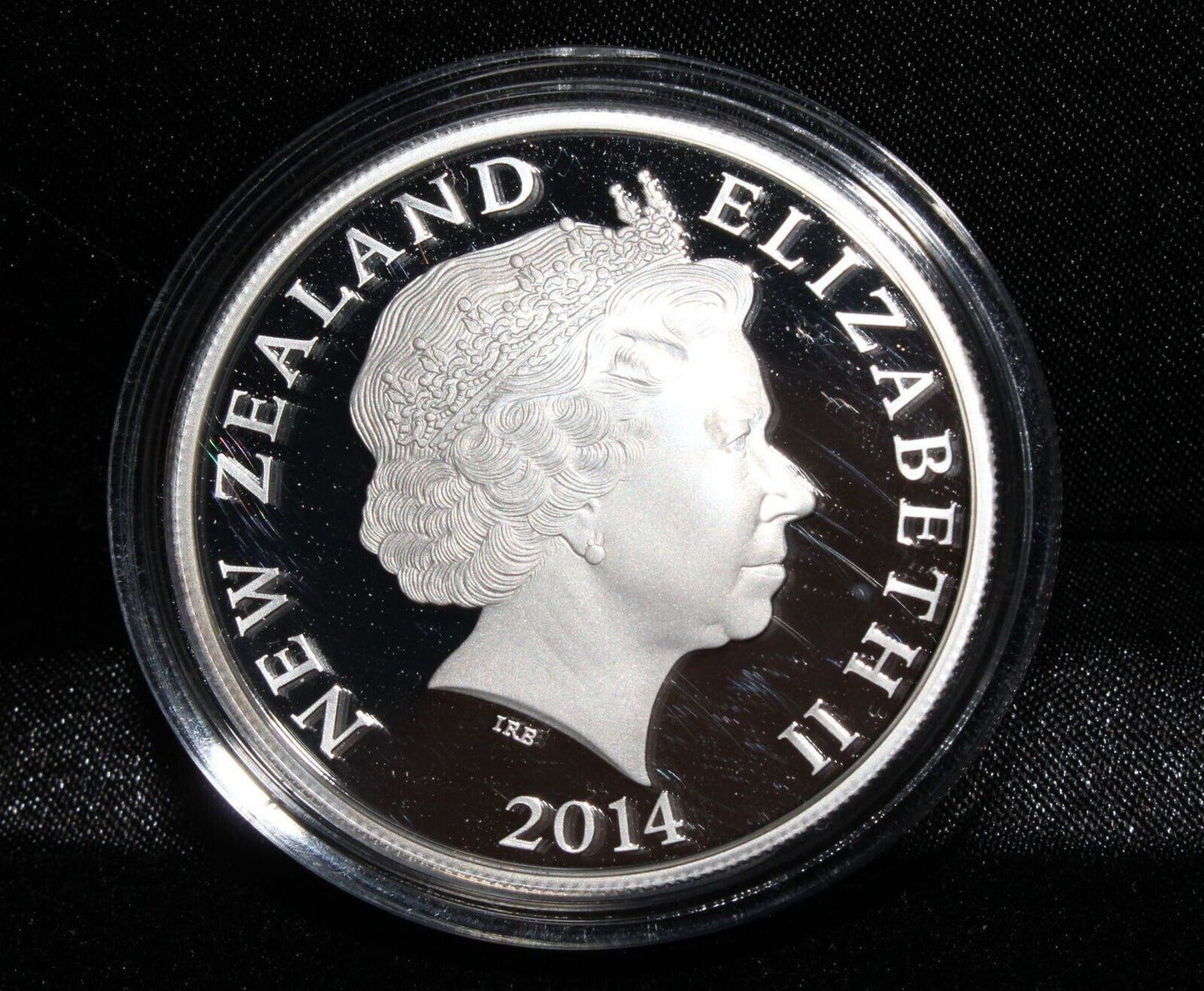 2014 New Zealand Silver 1 Oz 999 Papatuanuku Ranginui $1 Proof Gold Plated Coin
