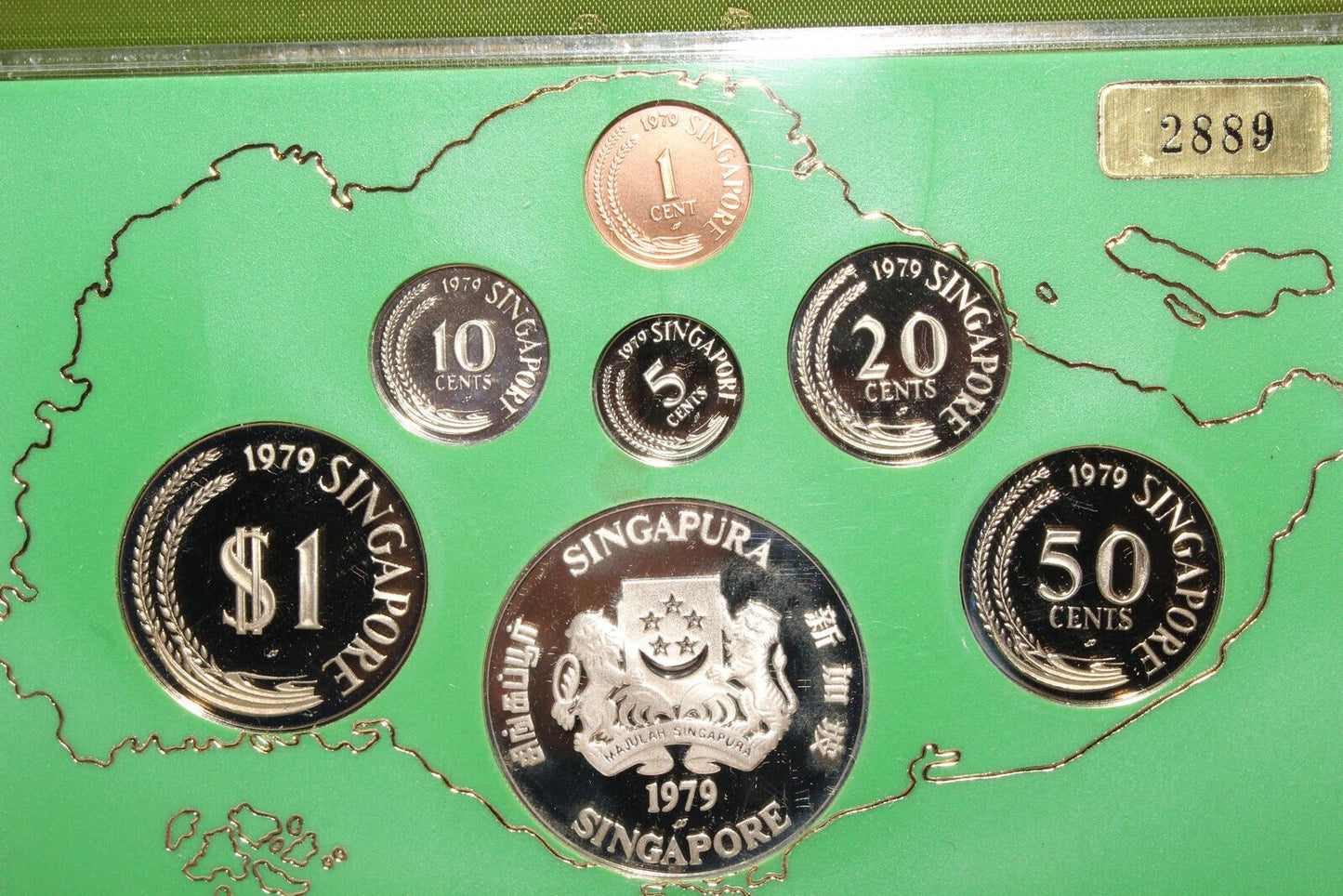 1979 Singapore Proof Coin Set