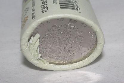 2015 Canada Royal Canadian Mint 50 Cent Uncirculated Mint Roll