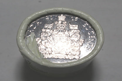 2015 Canada Royal Canadian Mint 50 Cent Uncirculated Mint Roll