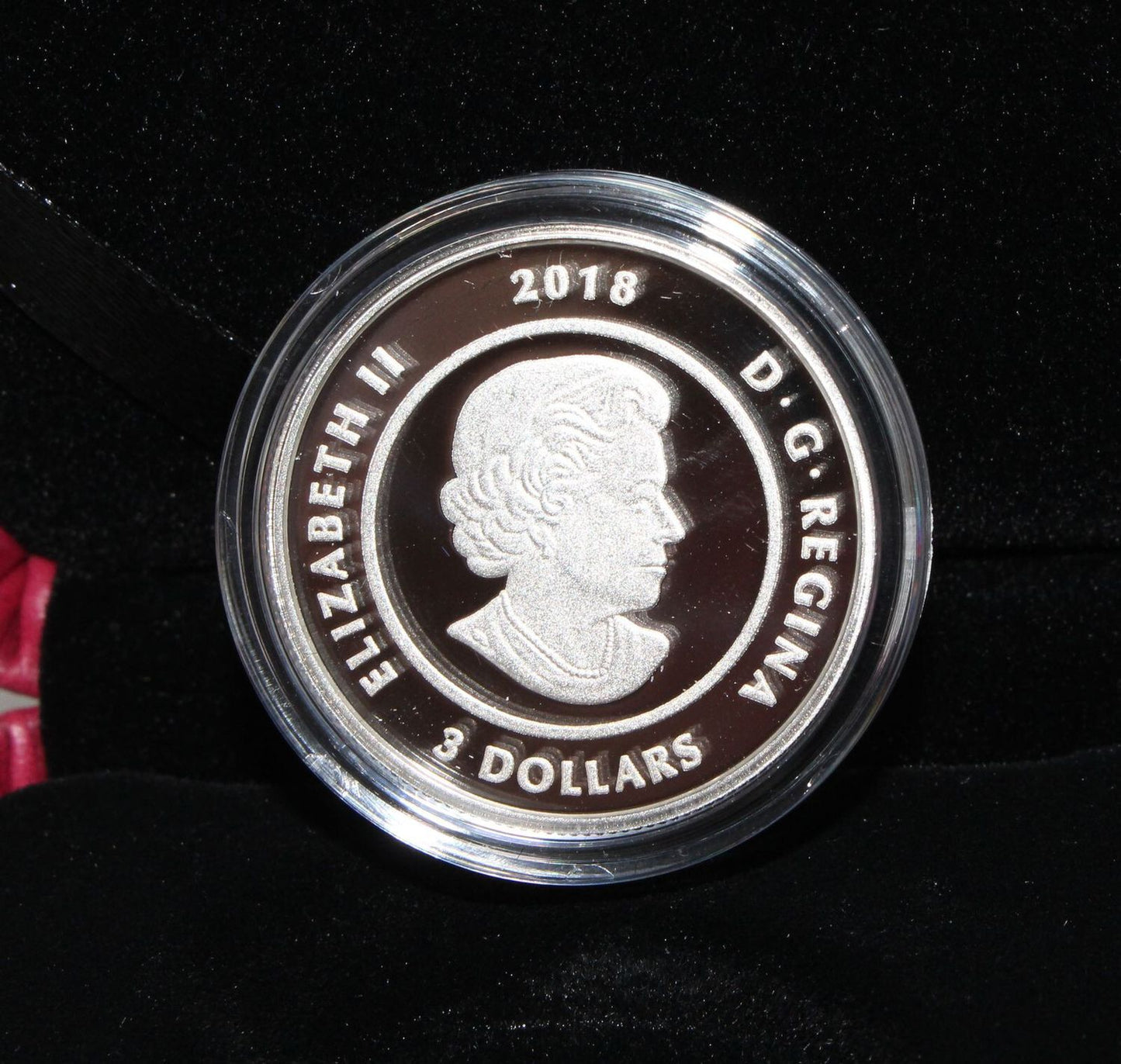 2018 Canada Silver 999 Thirteen Teachings Little Spirit Moon $3 Colored Coin