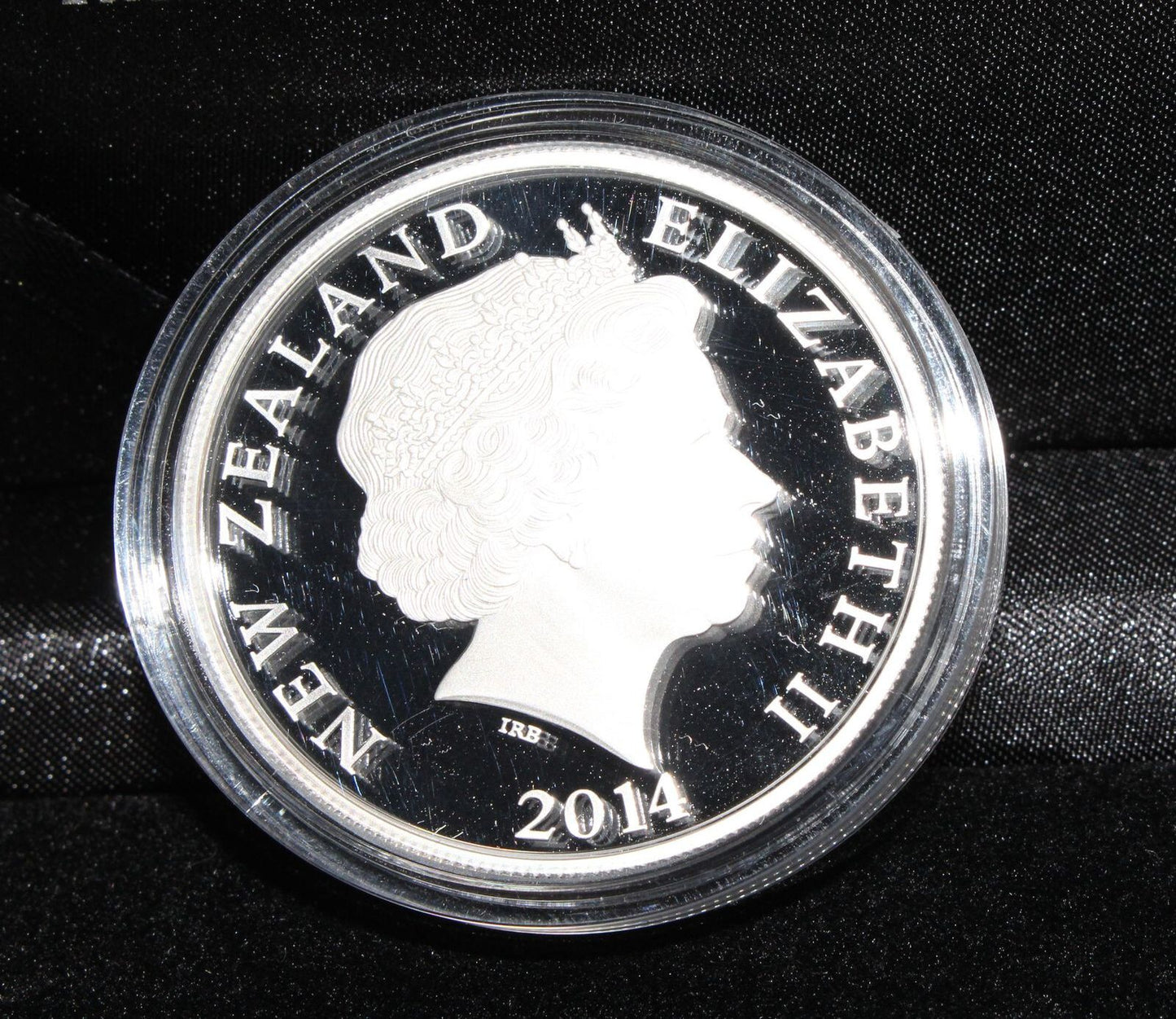 2014 New Zealand Silver 1 Oz 999 Papatuanuku Ranginui $1 Proof Gold Plated Coin.