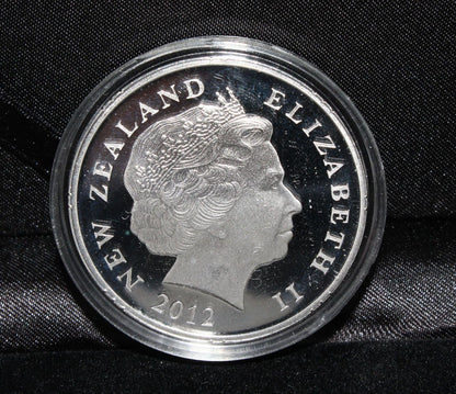 2012 New Zealand Silver 1 Oz 999 Hei Matau $1 Proof Coin