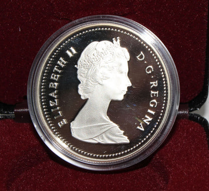 1989 Canada Silver 200th Anniversary Mackenzie’s Voyage Proof $1 Coin