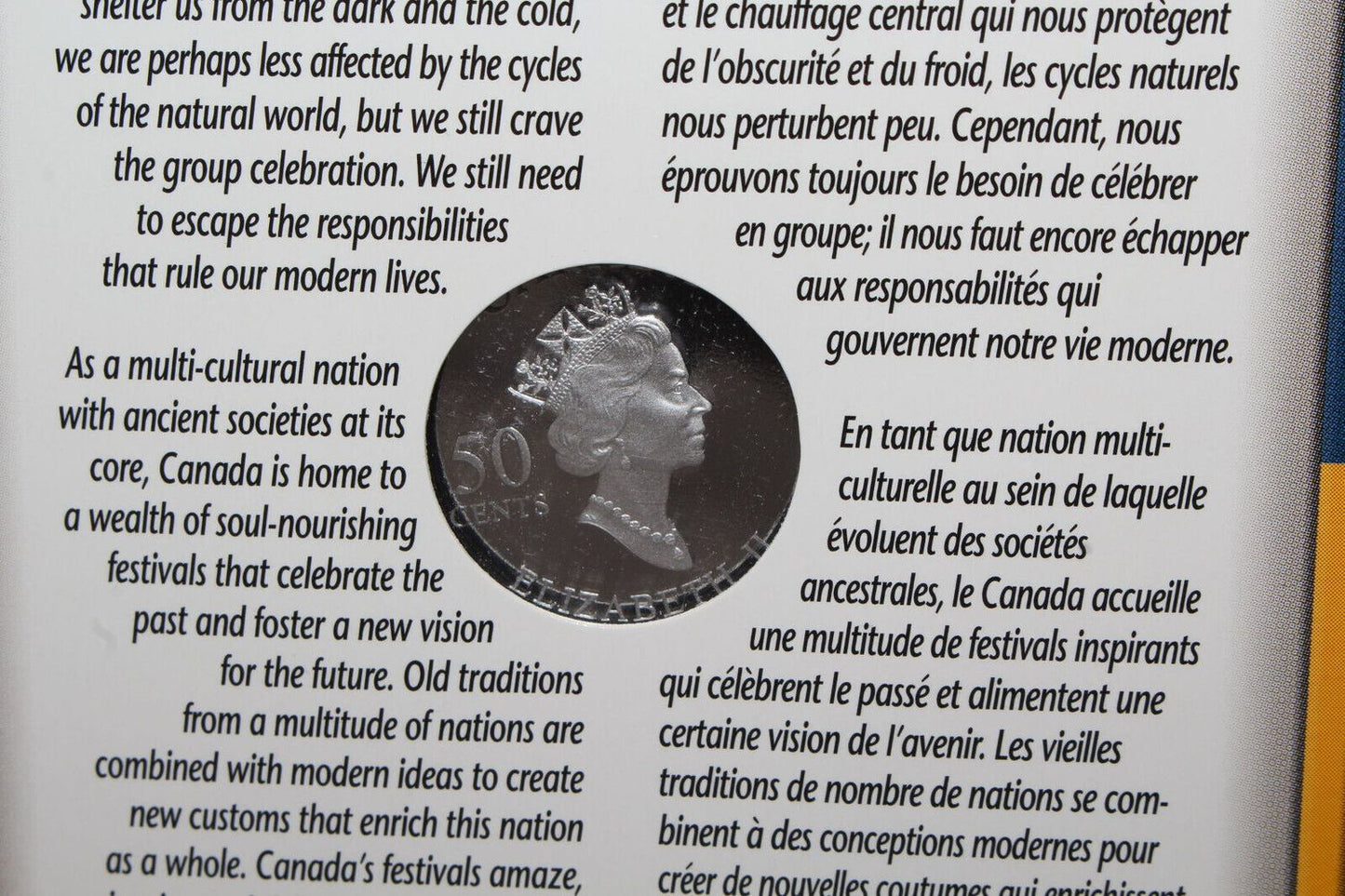2016 Canada Batman2002 Canada Calgary Stampede Festivals Silver Proof 50 Cent Carded Coin