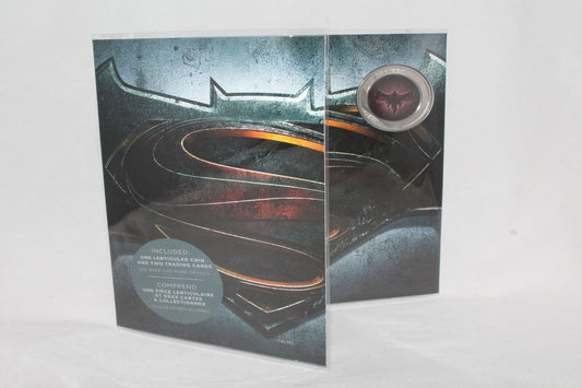 2016 Canada Batman vs Superman Dawn of Justice Lenticular 25 Cent Carded Coin