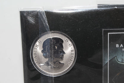 2016 Canada Batman vs Superman Dawn of Justice Lenticular 25 Cent Carded Coin