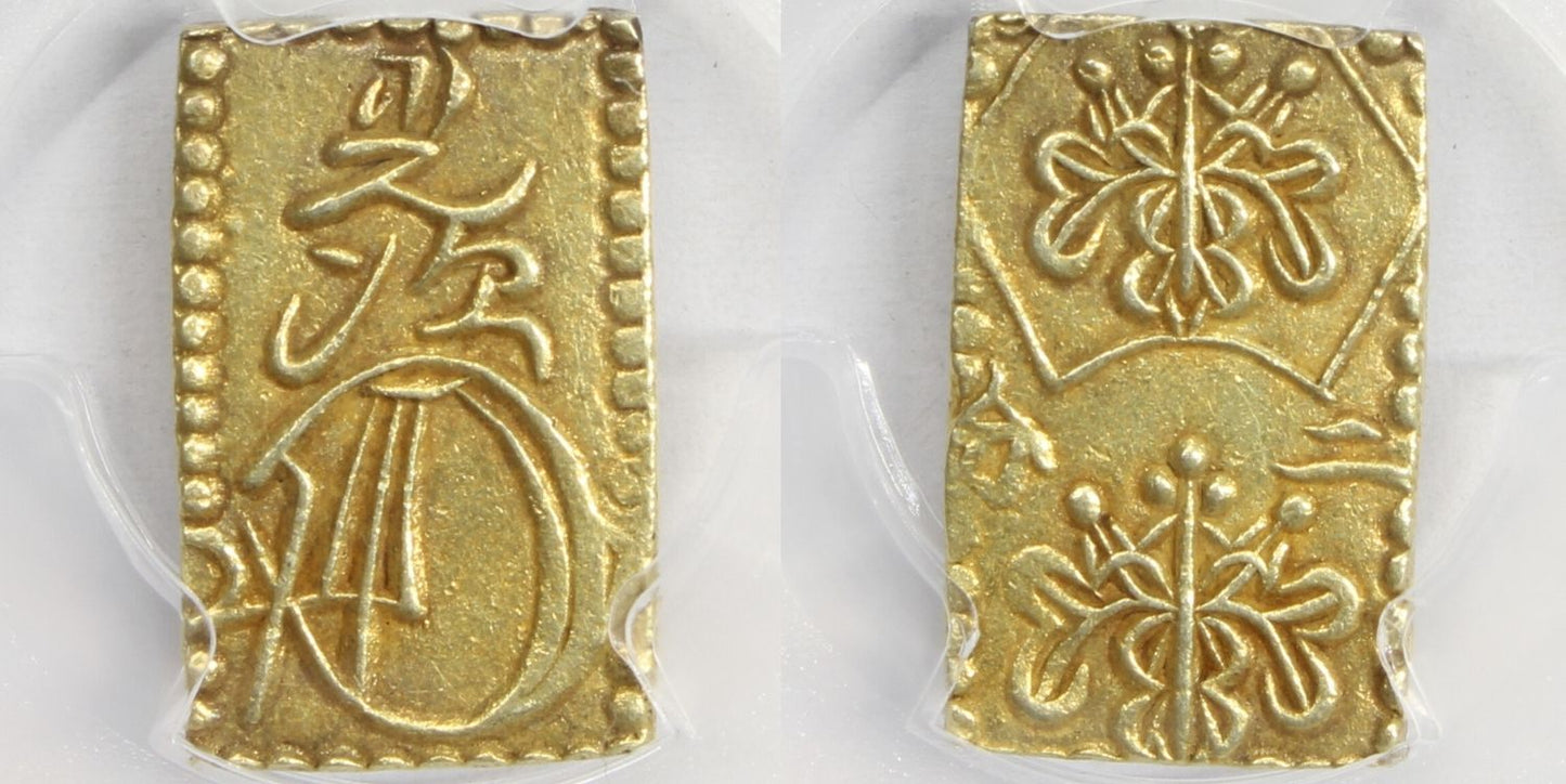 1868-69 Japan 2 BU 3.08g Gold PCGS UNC Details