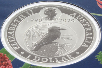 2020 Australia $1 Sydney Money Expo ADNA Special 30th Kookaburra Silver Coin PNC