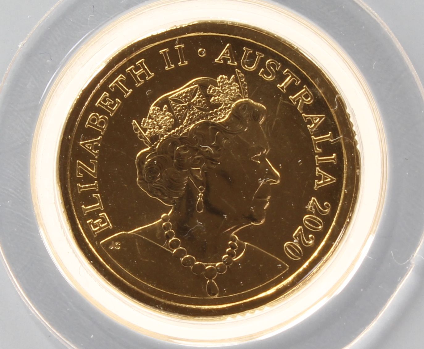 2020 Australia $2 End of The Second World War 'C' Mintmark Coloured Coin On Card