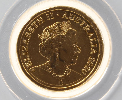 2020 Australia $2 End of The Second World War 'C' Mintmark Coloured Coin On Card