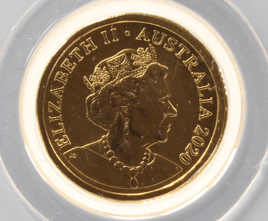 2020 Australia $2 End of The Second World War 'C' Mintmark Coloured Coin On Card