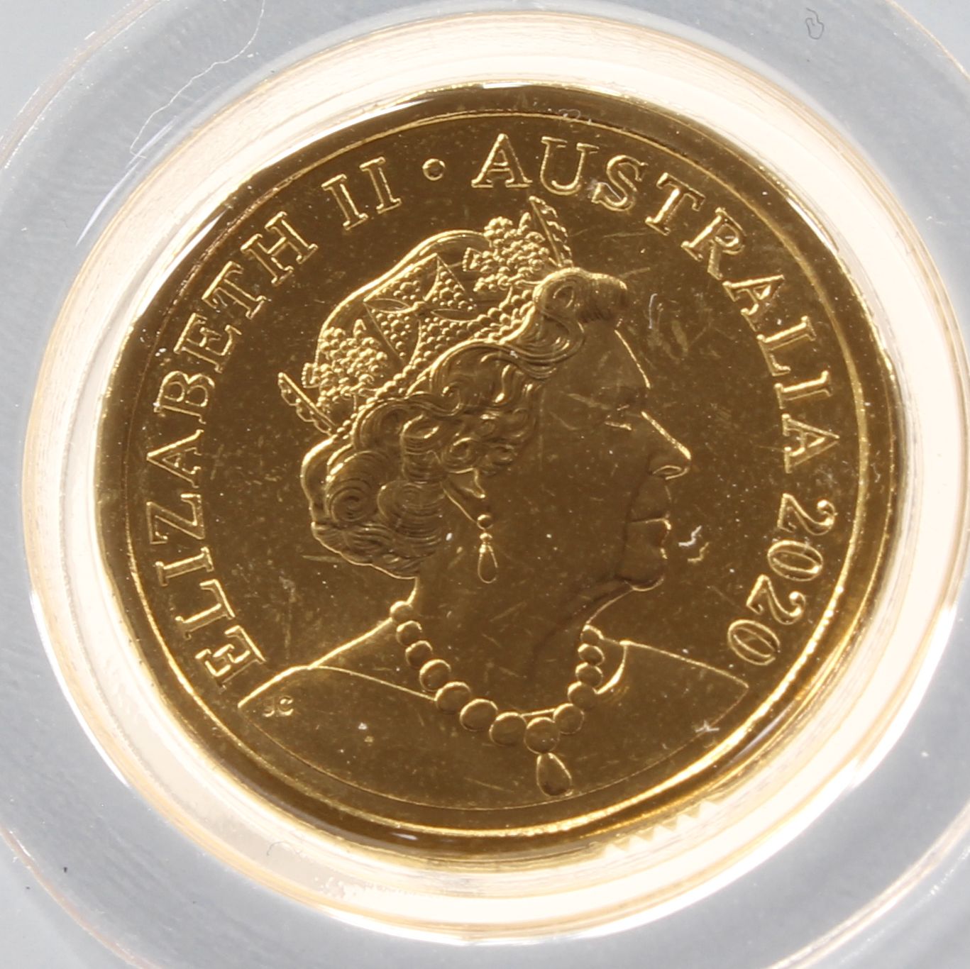 2020 Australia $2 End of The Second World War 'C' Mintmark Coloured Coin On Card