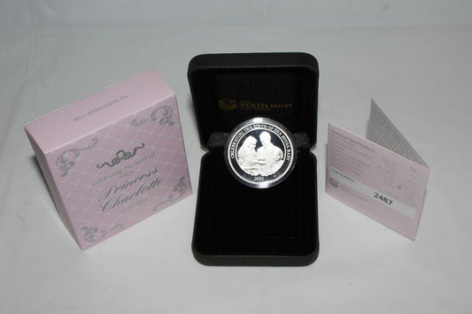 2015 Australia Birth of HRH PRINCESS CHARLOTTE 1oz SILVER PROOF COIN