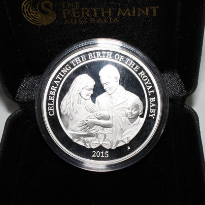 2015 Australia Birth of HRH PRINCESS CHARLOTTE 1oz SILVER PROOF COIN