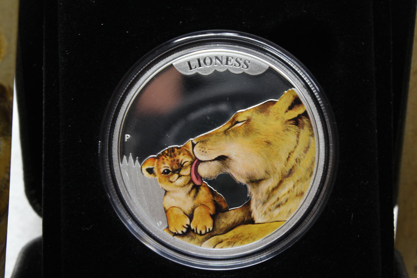 2014 50c Mother's Love Lioness 1/2oz Silver Proof Coin