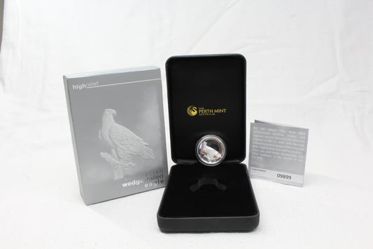 2016 $1 Australian Wedge-Tailed Eagle 1oz Silver Proof High Relief Coin