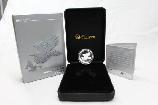 2015 Australian Wedge-Tailed Eagle 1oz Silver High Relief Proof Perth Mint Coin