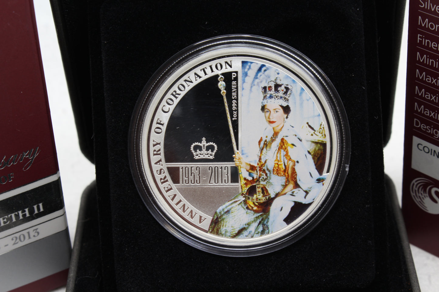 2013 60th Anniversary of the Coronation of Queen Elizabeth II – 1OZ SILVER PROOF
