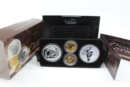 Royal Australia MINT Black Caviar 2012/13 Perfection Boxed 4 Coin Full Set